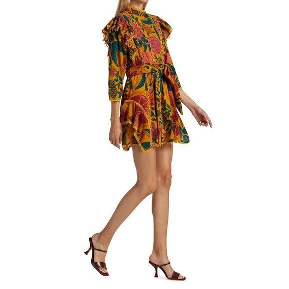 FARM Rio Dresses & Skirts - Farm Rio
Cotton Ruffle Minidress